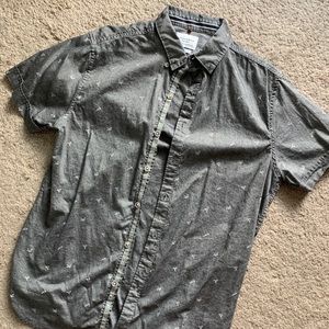 Cactus Man Men’s Short Sleeve Button Down Size M